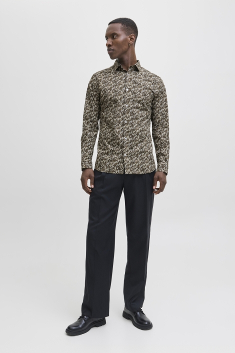 Jack & Jones jprblablackpool stretch aop ls shir